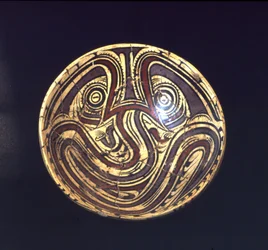 Assiette à piédestal, phase Coclé précoce, 700-800 après J.-C.